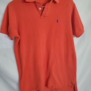 Men's L orange polo